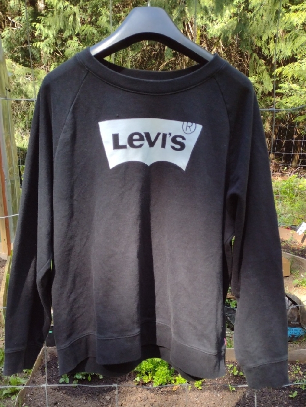 Levi's Black Sweatshirt with White Logo